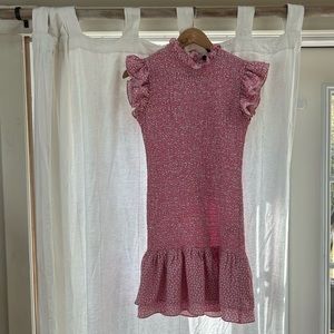 French Connection Elao Verona Crepe Smocked Dress